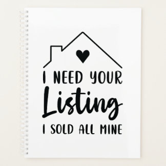 Ik heb je aanbieding nodig Ik heb al mijn planners