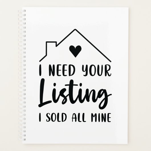 Ik heb je aanbieding nodig Ik heb al mijn planners (Voorkant)