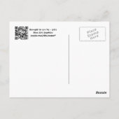 Ik heb je aangesproken met de letter V Briefkaart (Achterkant)