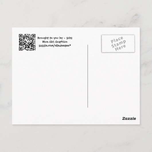 Ik heb je aangesproken met de letter V Briefkaart (Achterkant)