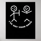 Ik heb je achterste halloween skeletschedel. poster (Voorkant)