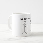 Ik heb je achterste. koffiemok (Voorkant links)