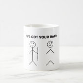 Ik heb je achterste. koffiemok (Center)