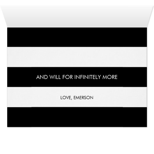 Ik heb je al dagen van de Jubileum-liefdeskaart ge (Binenzijde Horizontaal (Onderkant))