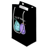 Ik heb je Bac Funny Bacteria Pun Dark BG Klein Cadeauzakje (Voorkant Gekanteld)