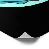 Ik heb je Bac Funny Bacteria Pun Dark BG Poster (Hoek)