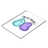 Ik heb je Bac Funny Bacteria Pun. Notitieboek (Linkerzijde)