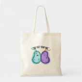 Ik heb je Bac Funny Bacteria Pun. Tote Bag (Voorkant)