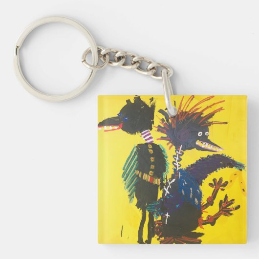 IK HEB JE BACK/ABOLISH BLANDNESS sleutelhanger (Voorkant)