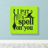 "Ik heb je betoverd" Canvas Afdruk (Insitu (Houten vloer))
