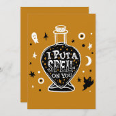 Ik heb je betoverd feestdagenkaart (Voorkant / Achterkant)