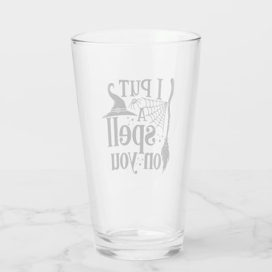 "Ik heb je betoverd" Glas (Achterkant)