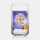 Ik heb je betoverd - Halloween Blikvorm Glas (Achterkant)