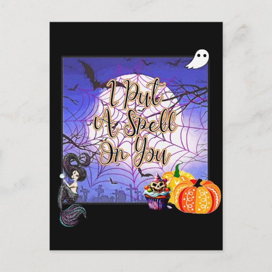 Ik heb je betoverd - Halloween Briefkaart (Voorkant)