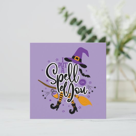 Ik heb je betoverd kaart (Staand voorkant)