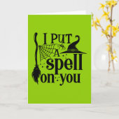 "Ik heb je betoverd" Kaart (Gele Bloem)