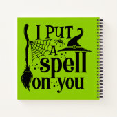 "Ik heb je betoverd" Notitieboek (Achterkant)