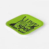 "Ik heb je betoverd" Papieren Bordje (Gebogen)