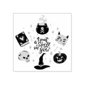 Ik heb je betoverd rubberstempel (Afrduk)