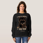 Ik heb je betoverd | Schattige Black Cat - Zwart Trui (Voorkant volledig)