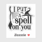 "Ik heb je betoverd" Sticker (Vel)