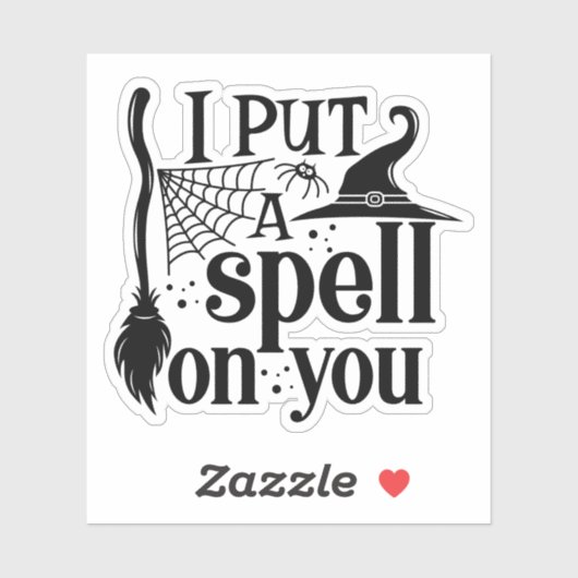 "Ik heb je betoverd" Sticker (Vel)