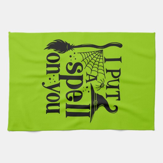 "Ik heb je betoverd" Theedoek (Horizontaal)