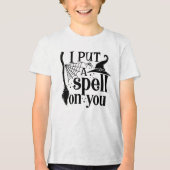 "Ik heb je betoverd" Tri-Blend Shirt (Voorkant)