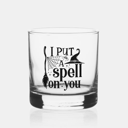 "Ik heb je betoverd" Whisky Glas (Voorkant)