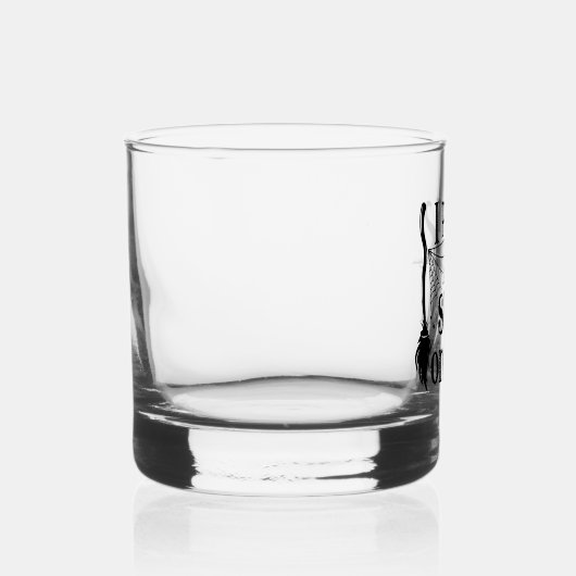 "Ik heb je betoverd" Whisky Glas (Rechts)