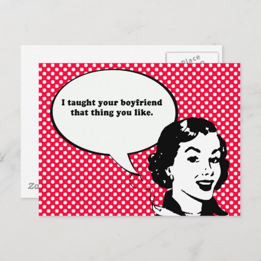 IK HEB JE BOYFRIEND GEHAD DAT JULLIE DINGEN BRIEFKAART (Voorkant / Achterkant)