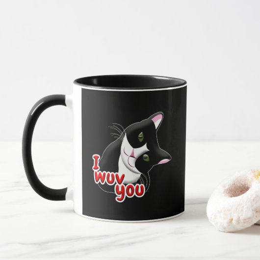 Ik heb je Cat gegeven Mok (Met donut)