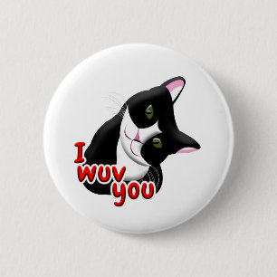 Ik heb je Cat gegeven Ronde Button 5,7 Cm
