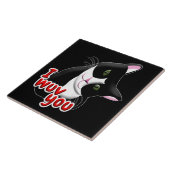 Ik heb je Cat gegeven Tegeltje (Zijkant)