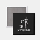Ik heb je CK Funny Skeleton Humor Lover Magneet (Voorkant / Achterkant)