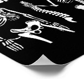 Ik heb je CK grappig skelet ruggengraat Halloween  Poster (Hoek)