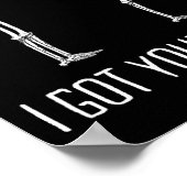 Ik heb je CK grappig skelet voor mannen en vrouwen Poster (Hoek)