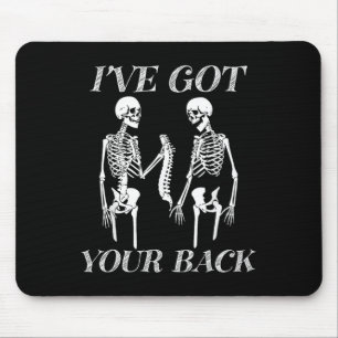 Ik heb je CK Halloween skelet schedel Mannen en Muismat