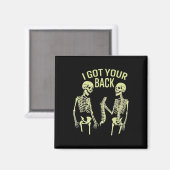 Ik heb je CK Halloween skelet schedel sarcastisch Magneet (Voorkant / Achterkant)
