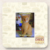 Ik heb je dagboek gelezen drankjes onderzetter (Voorkant)