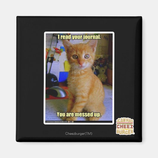 Ik heb je dagboek gelezen magneet (Voorkant)