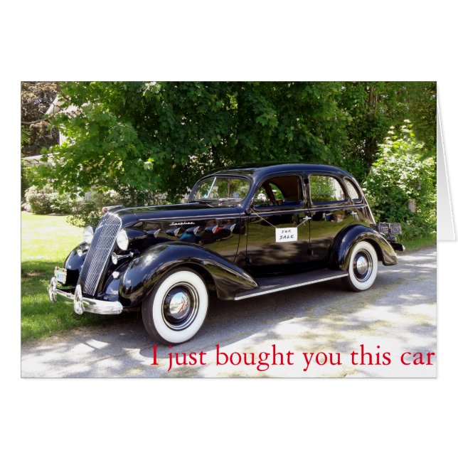 Ik heb je deze kaart gekocht (Voorkant Horizontaal)