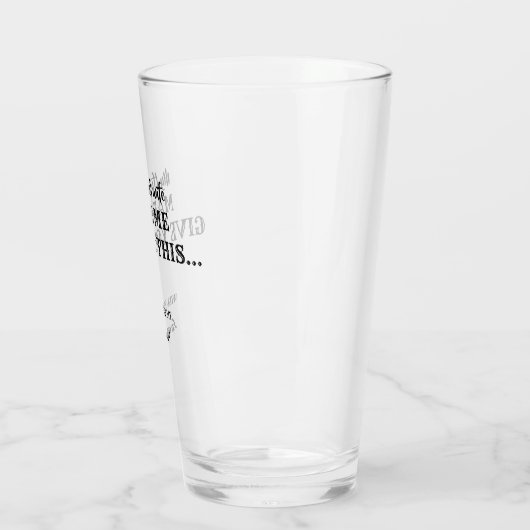 Ik heb je dit gegeven - grappig Groomsman voorstel Glas (Links)