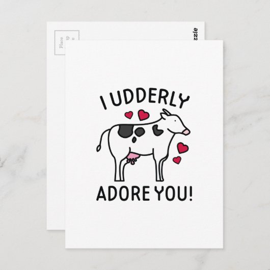 Ik heb je echt aanbeden briefkaart (Voorkant / Achterkant)