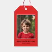 Ik heb je echt gegraven klaslokaal foto Valentijns Cadeaulabel (Achterkant)