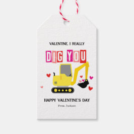 Ik heb je echt in de klas Valentijnsdag gegraven Cadeaulabel