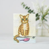 Ik heb je een Cadeau gegeven Briefkaart (Staand voorkant)