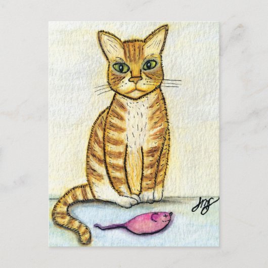 Ik heb je een Cadeau gegeven Briefkaart (Voorkant)