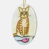 Ik heb je een Cadeau gegeven Keramisch Ornament (Links)