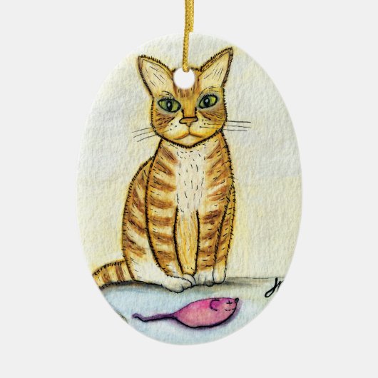 Ik heb je een Cadeau gegeven Keramisch Ornament (Voorkant)